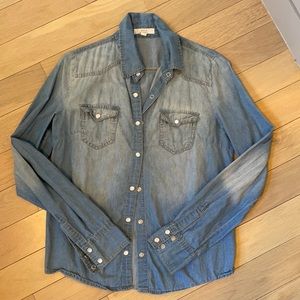 IRIS Los Angeles denim top size M